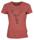 PINEWOOD - Red Deer T-shirt, Rusty Pink