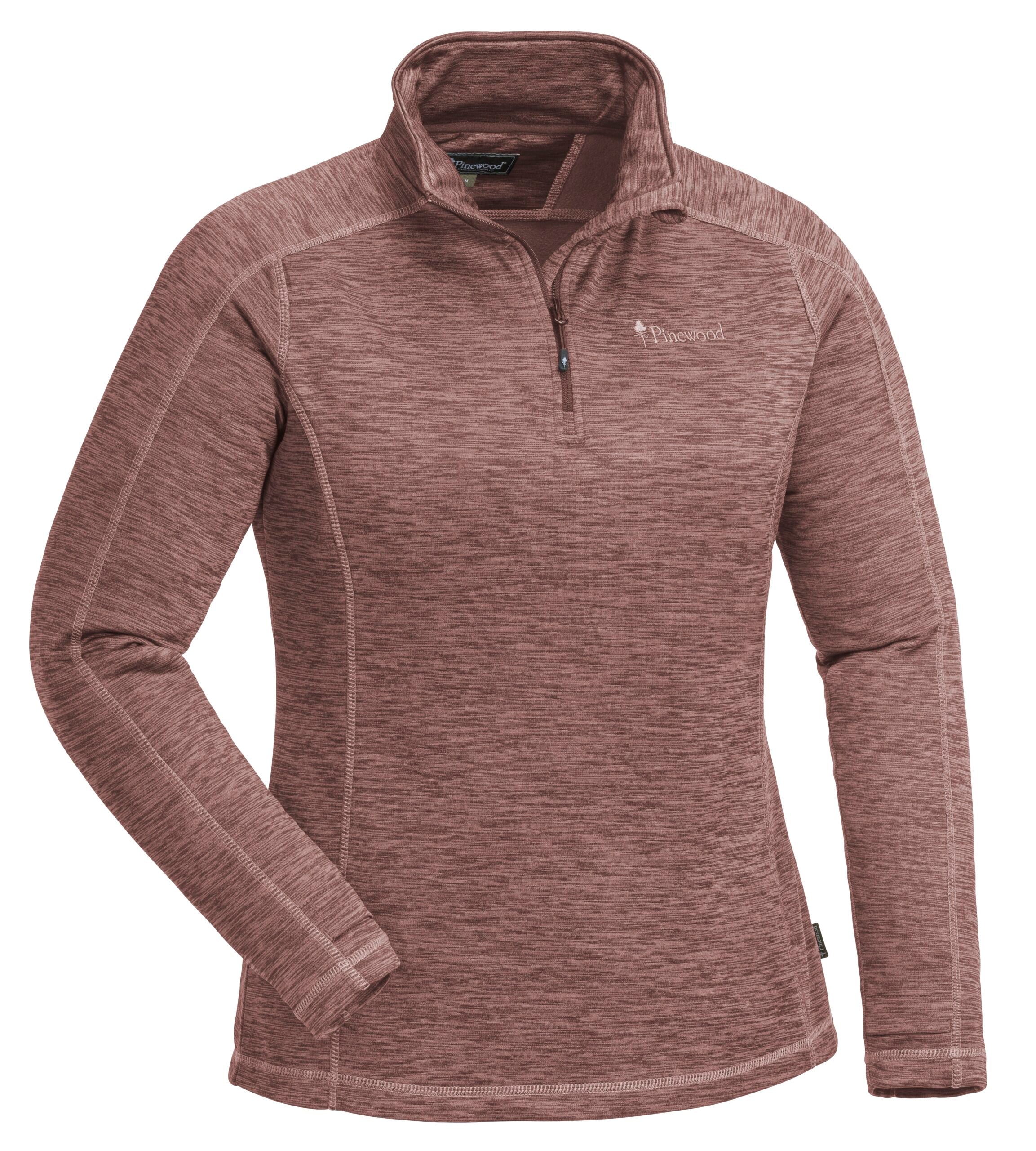 PINEWOOD - Abisko Midlayer Half Zip - Dusty Rose