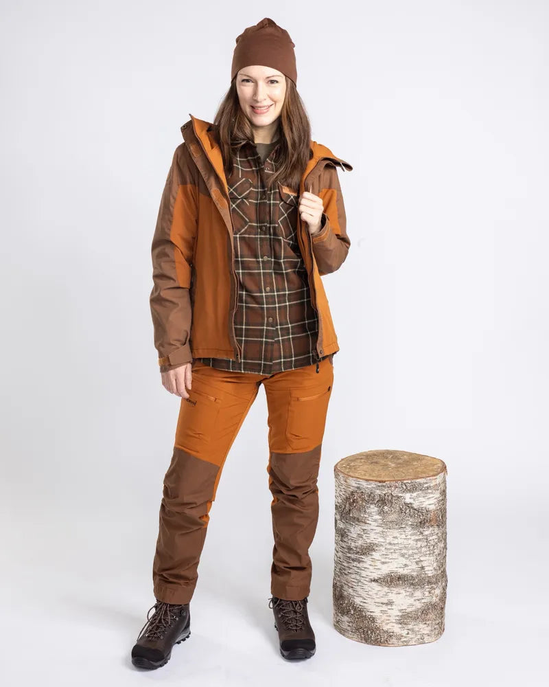 PINEWOOD - Finnveden Hybrid Extreme Jacket Fudge/Nougat
