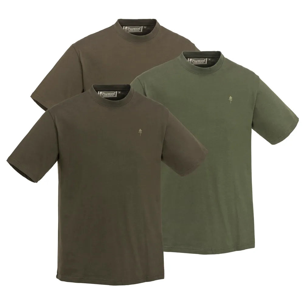 Pinewood® 3-pak T-shirts til M's