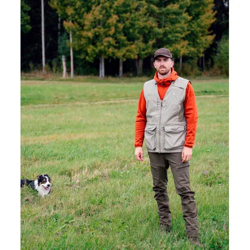 Dog Sport Træningsvest i L. Khaki - herre