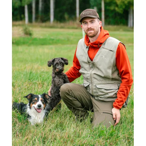Dog Sport Træningsvest i L. Khaki - herre