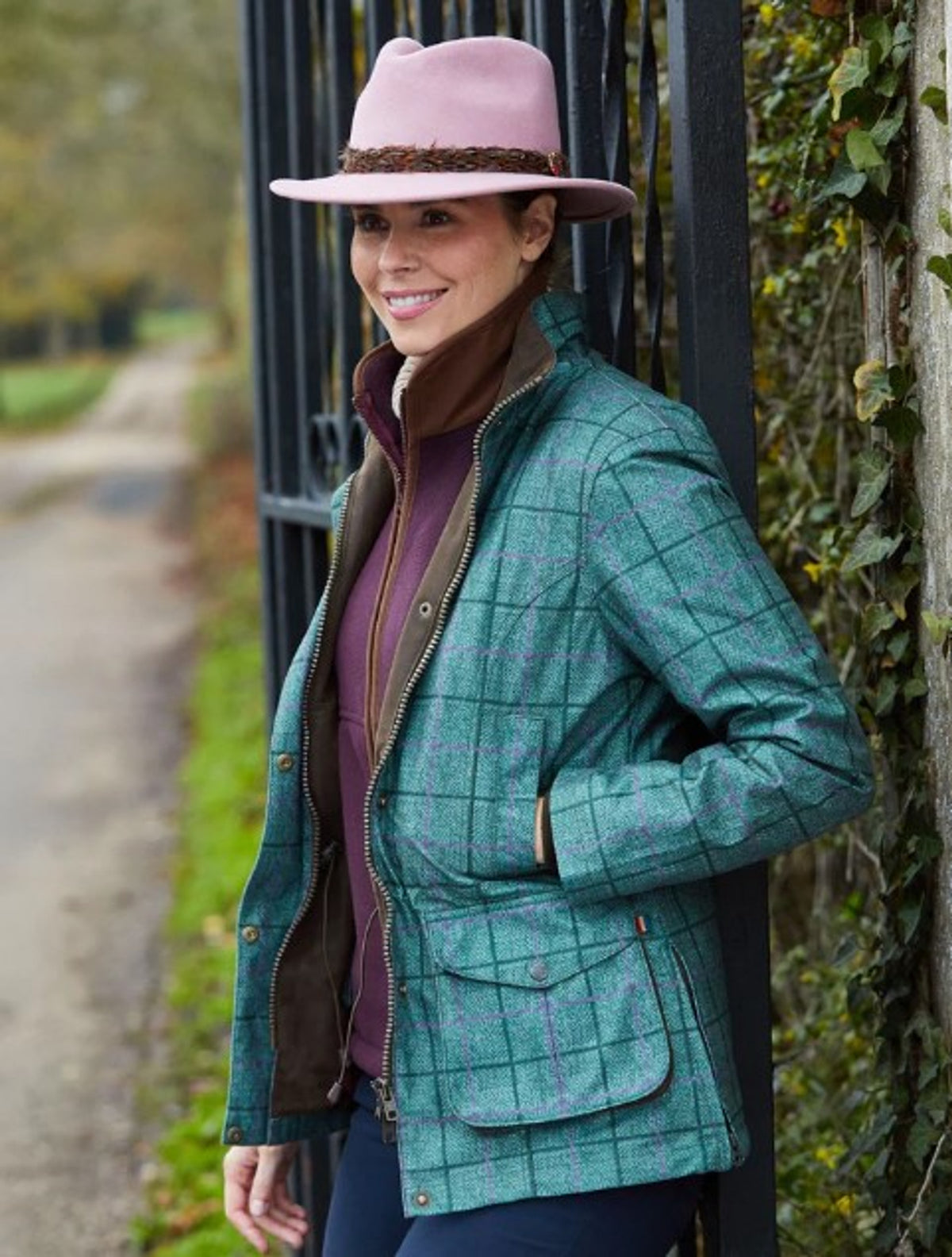 ALAN PAINE LADIES DIDSMERE TECHNICAL TWEED COAT