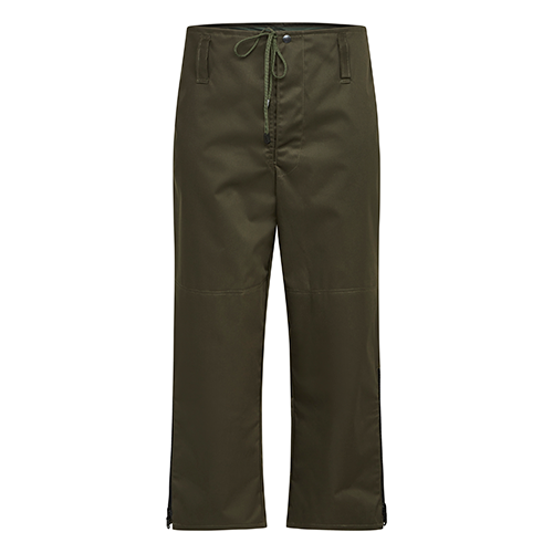 Duck Dri Overtrousers m. bæltestropper, mørkegrøn, vandtætte jagtbukser