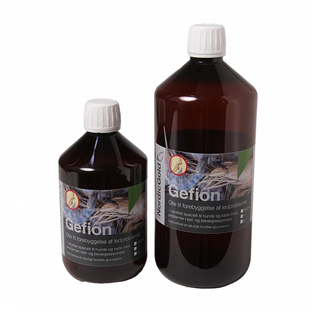 Gefion | Olie er et tilskud til at fremme sunde led [DK]