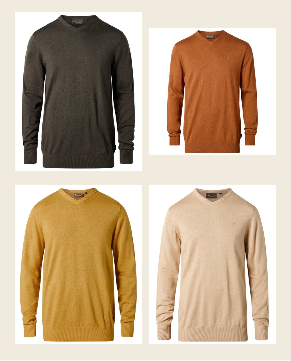 Pinewood® Värnamo Merino Sweater M's - 4 farver