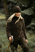 Northern Hunting - RIKVI Dark Green fleeceanorak