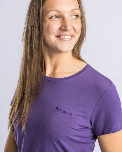 PINEWOOD - Active Fast-Dry t-shirt_Lilla