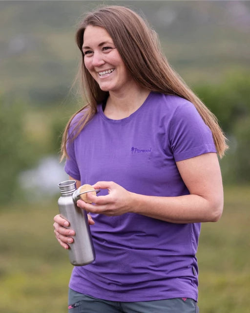 PINEWOOD - Active Fast-Dry t-shirt_Lilla