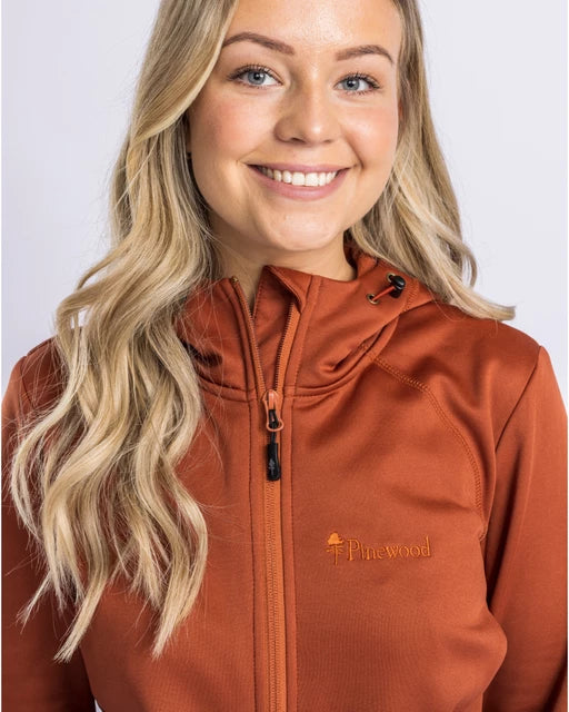PINEWOOD - FINNVEDEN HOODIE - Terracotta