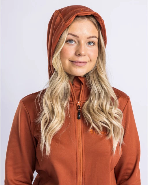 PINEWOOD - FINNVEDEN HOODIE - Terracotta