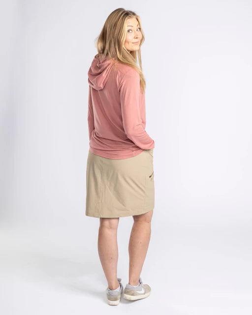 PINEWOOD - InsectSafe function hoodie_brick pink