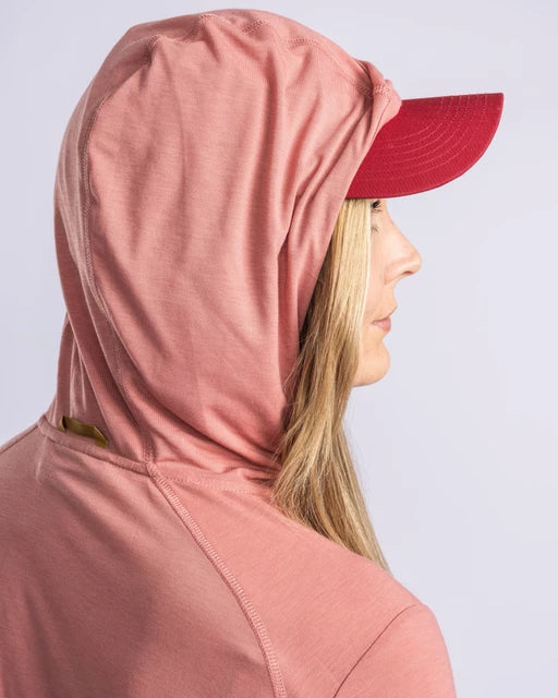 PINEWOOD - InsectSafe function hoodie_brick pink