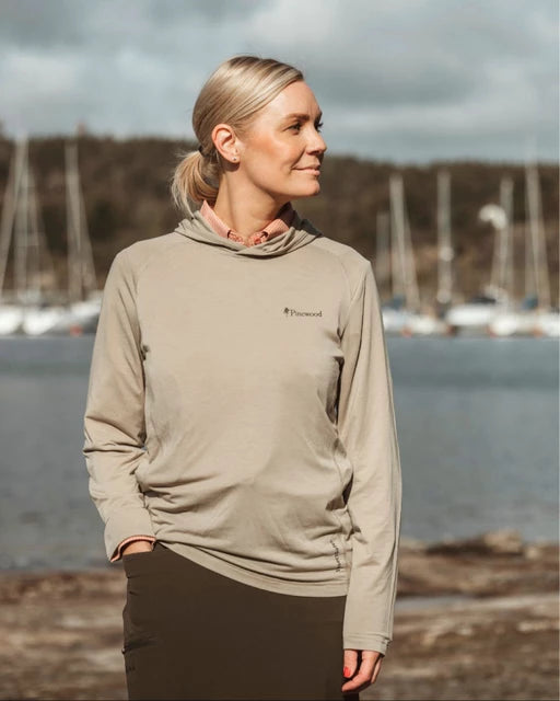 PINEWOOD - InsectSafe function hoodie_lys khaki