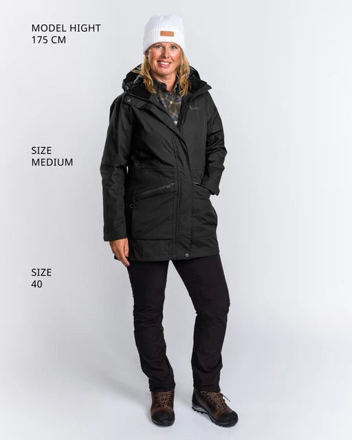 PINEWOOD - Wilda Parka jakke - sort