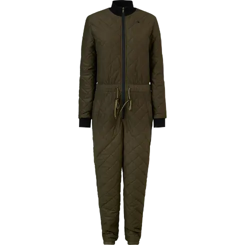 · Insulated and quilted · DWR treatment · Adjustable waist · Logo embroidery · Twill print Main material · 100% Polyester Lining · 100% Polyester Padding · 100% Polyester Vaskeanvisning: · Wash 40C · Do not bleach · Do not tumble dry · Do not iron · Do not dry clean SEELAND - Maya Lady Onepiece