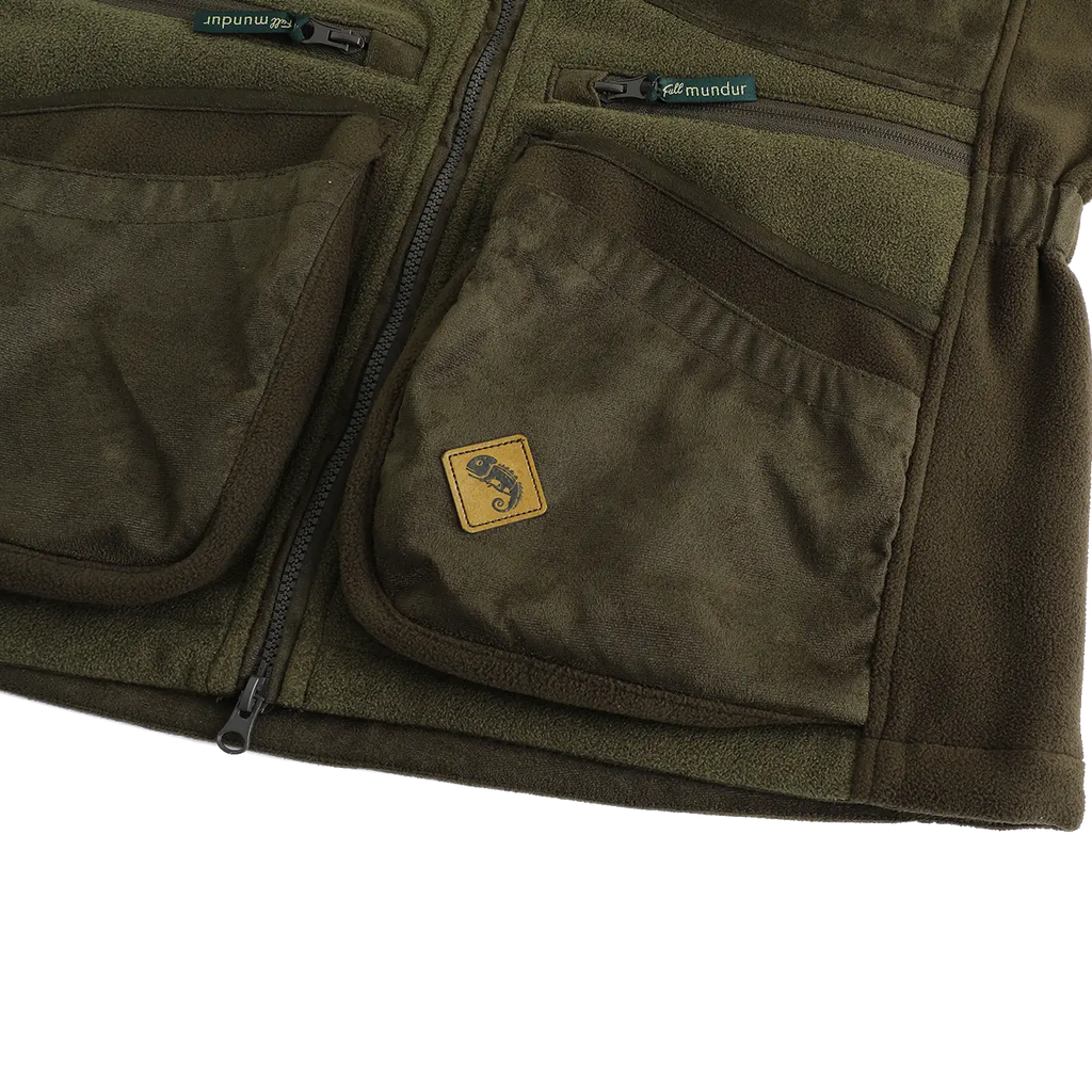 Nordland Skydevest - Melange Green Fleece