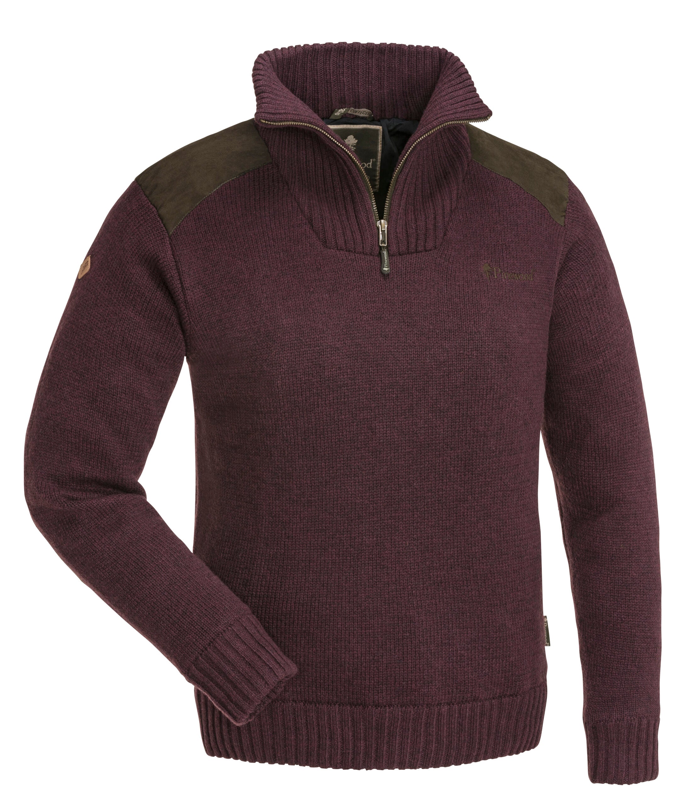 Skøn sweater med høj krave og halv lynlås for ekstra komfort. Vind- og vandafvisende med membran. Membranen er lamineret med den højelastiske foring, som gør tøjet meget smidigt og fleksibelt at have på. Sømme er ikke tapede. Forstærkninger på udsatte dele. Feminint snit - Vandtæt - Vindtæt - Badge i syntetisk læder - Strikket sweater med uld for komfort - Sømme er ikke tapede Køn: Kvinder Åndbarhed: 30.000 g/m2/24 timer Vandsøjle: 12.000 mm Stof: 50% ULD 50% AKRYL Kontrast: 100% Polyester